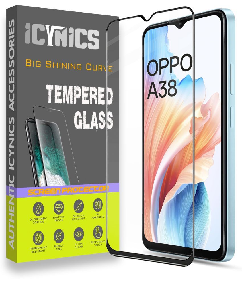     			Icynics Tempered Glass Compatible For Oppo A38 ( Pack of 1 )