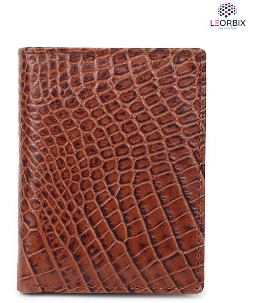     			LEORBIX Leather Card Holder ( Pack of 1 )