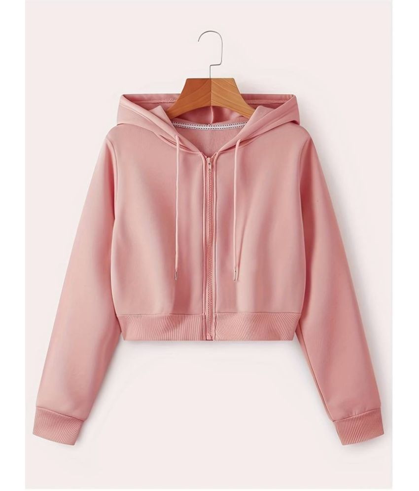     			Raabta Fashion Fleece Women's Hooded Sweatshirt ( Pink )