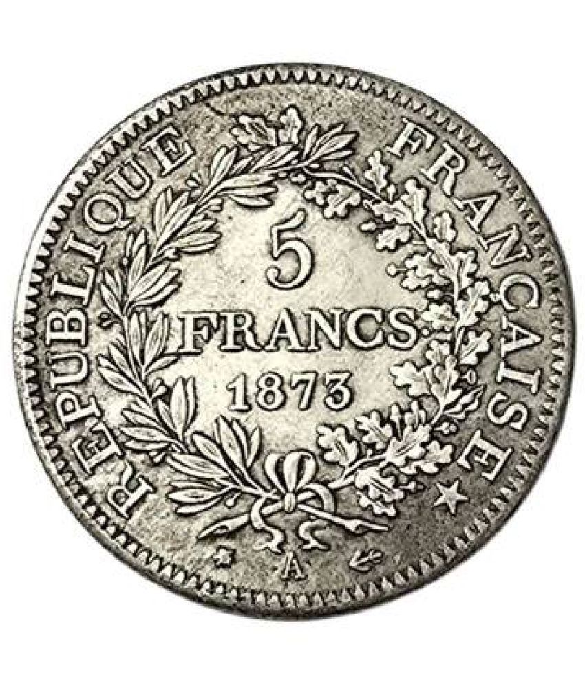     			Very Rare 5 Francs 1873 Coin