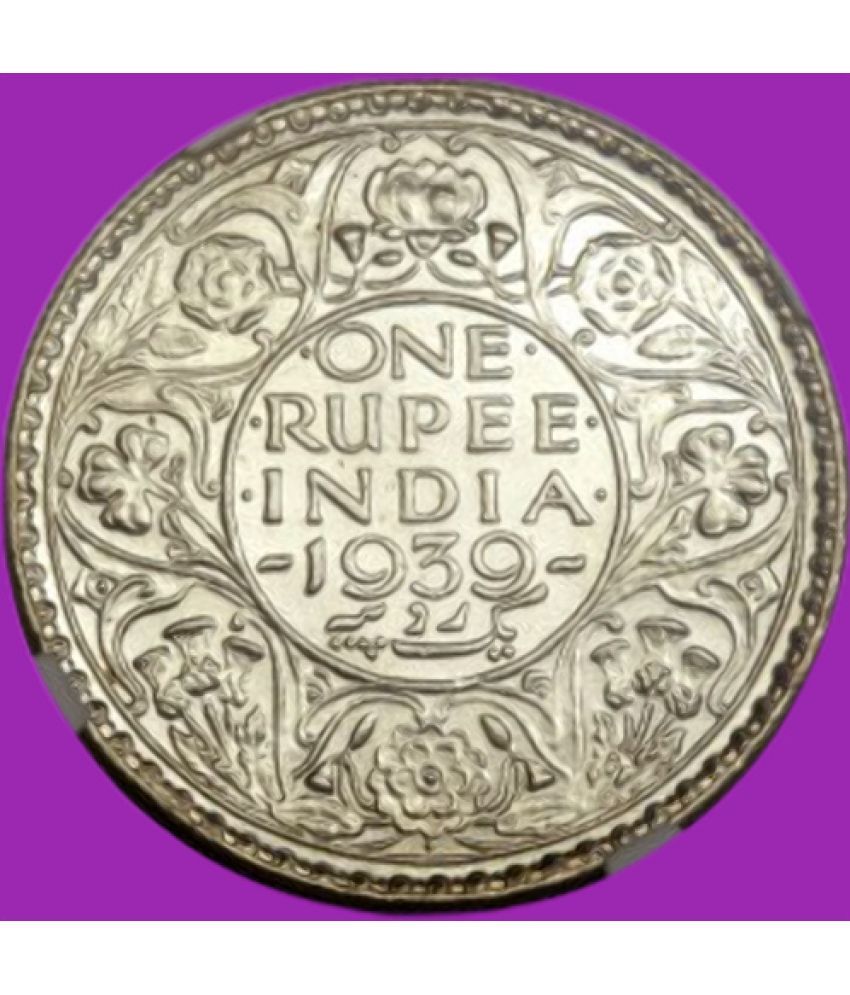     			one rupees 1939 silver