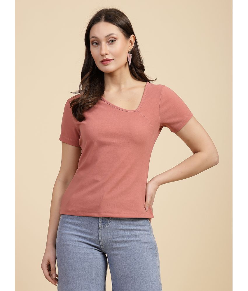     			Freehand Pink Polyester Women's Regular Top ( Pack of 1 )