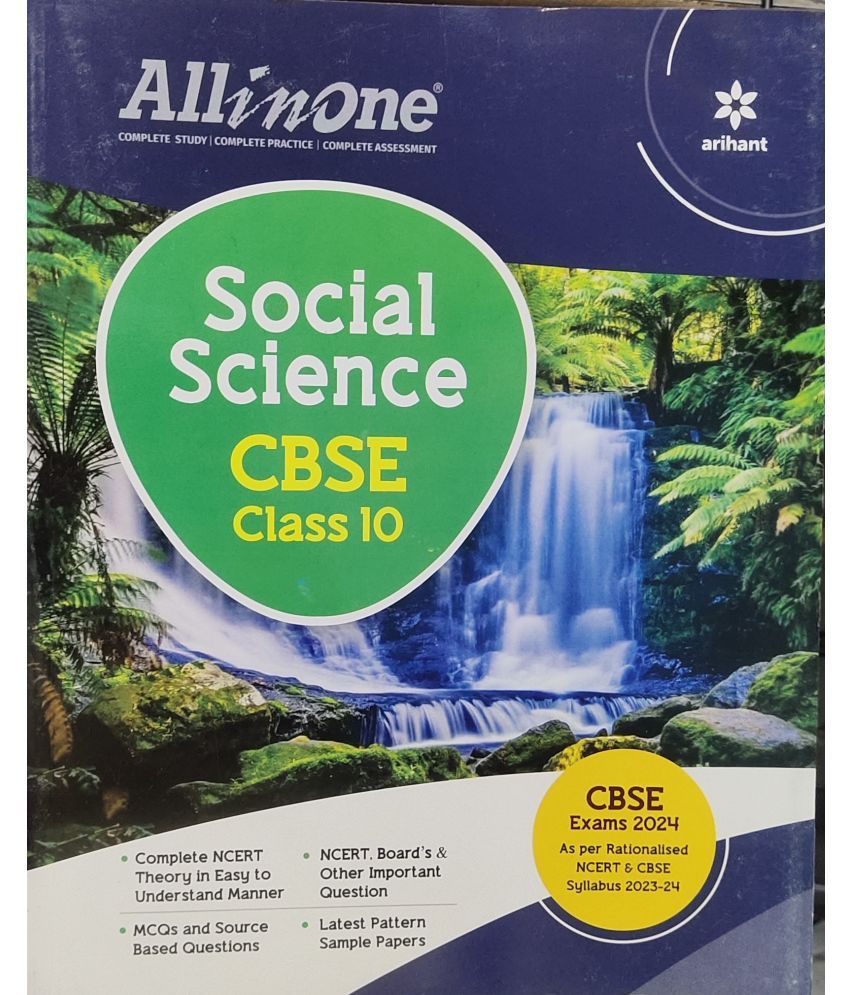     			Arihant All In One Cbse Social Science Class 10th New Edition 2023 24