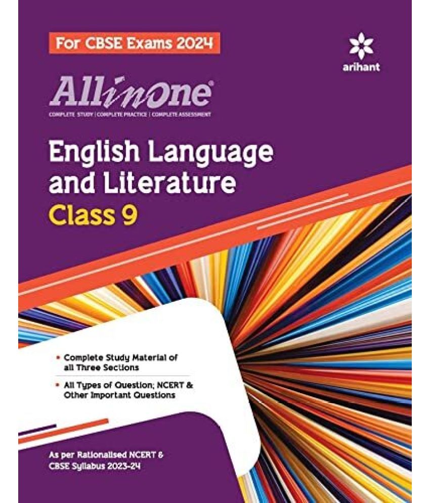     			Arihant All In One English Language And Literatura Class 9 For Cbse Exam 2024