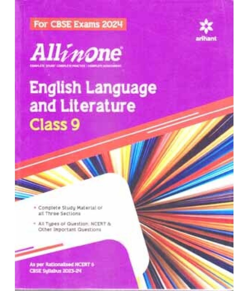     			Arihant All In One English Language And Literature Class -9, For Cbse Exams 2024,