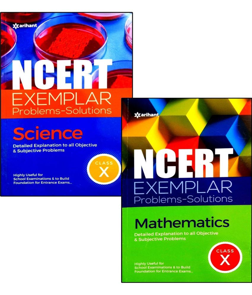     			(Combo Pack) Arihant 10th NCERT Exemplar Problem Solution Science And Mathematics (Detailed Examplation To All Objective And Subjective Problems)