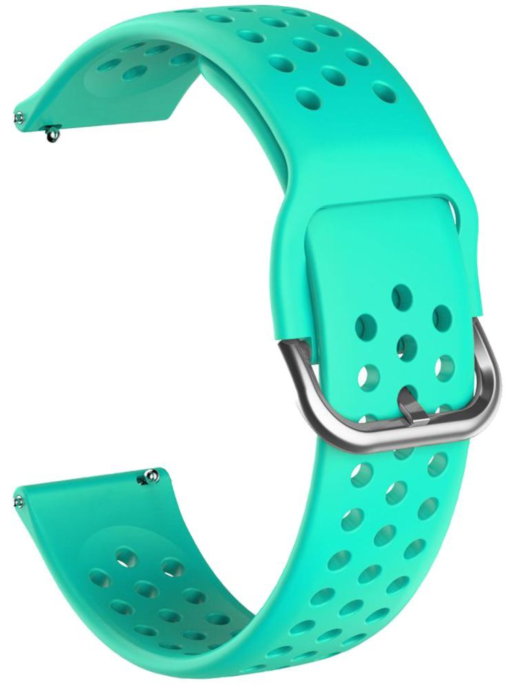     			ACM Watch Strap Silicone Belt 20mm compatible with Beatxp Unbound Pro Smartwatch Breatheable Dot Band Turquoise