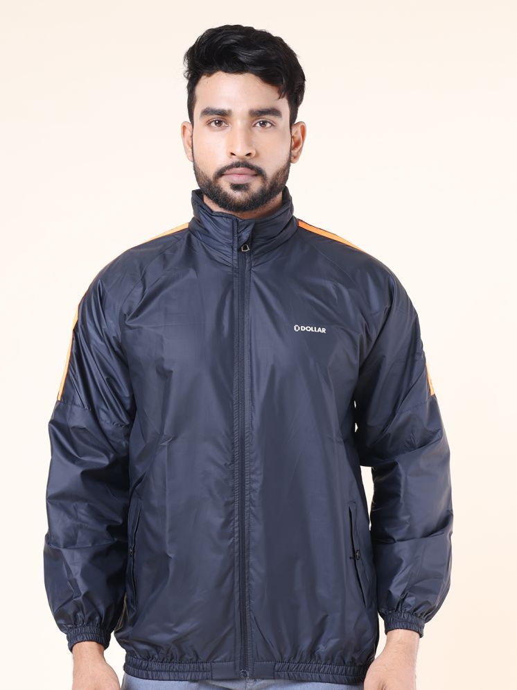     			Dollar Polyester Blend Men's Windcheater Jacket - Navy ( Pack of 1 )