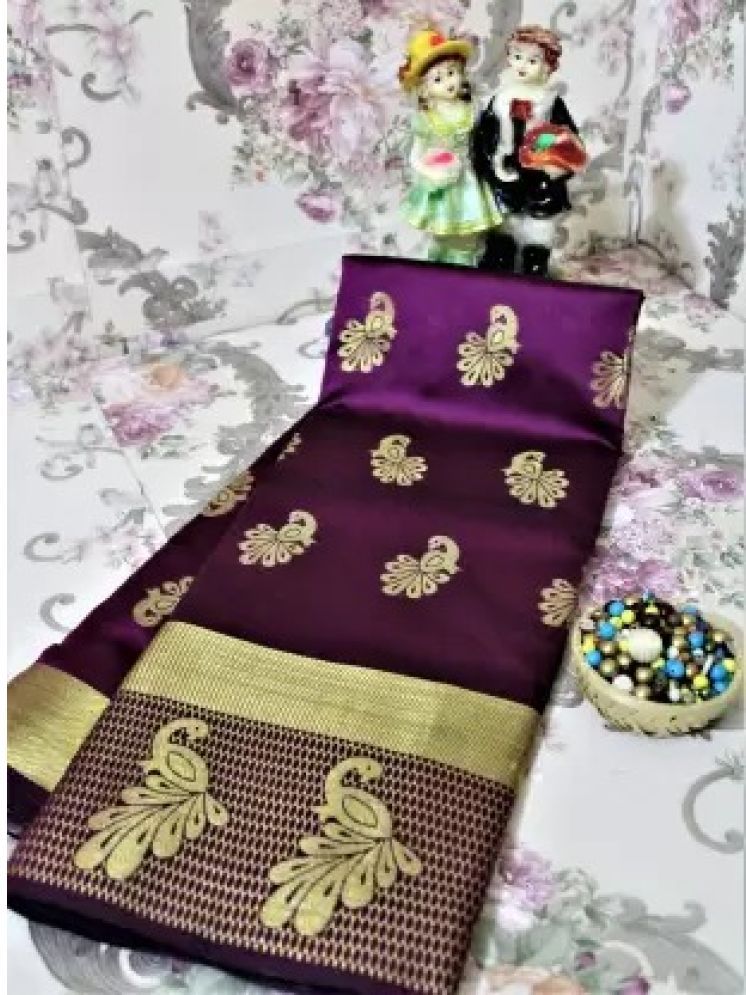     			Samai Pack of 1 Silk Woven Saree With Blouse Piece ( Wine )