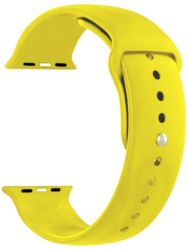     			ACM Watch Strap Slide Silicone Belt compatible with Cellecor M4 Rush Smartwatch Sports Band Yellow