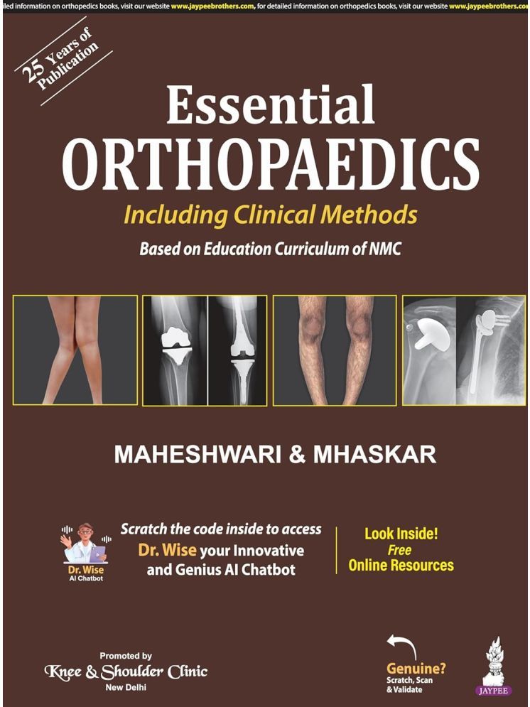     			Essential Orthopaedics (Including Clinical Methods) BY J. MAHESHWARI