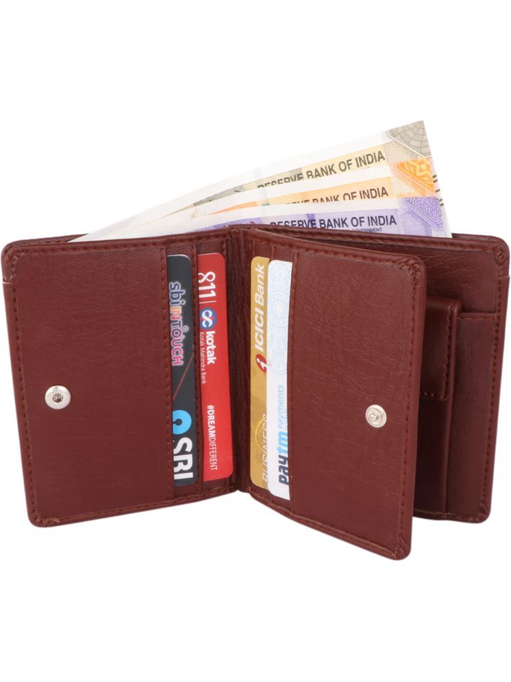     			JND Brown 100% Leather Men's Regular Wallet ( Pack of 1 )