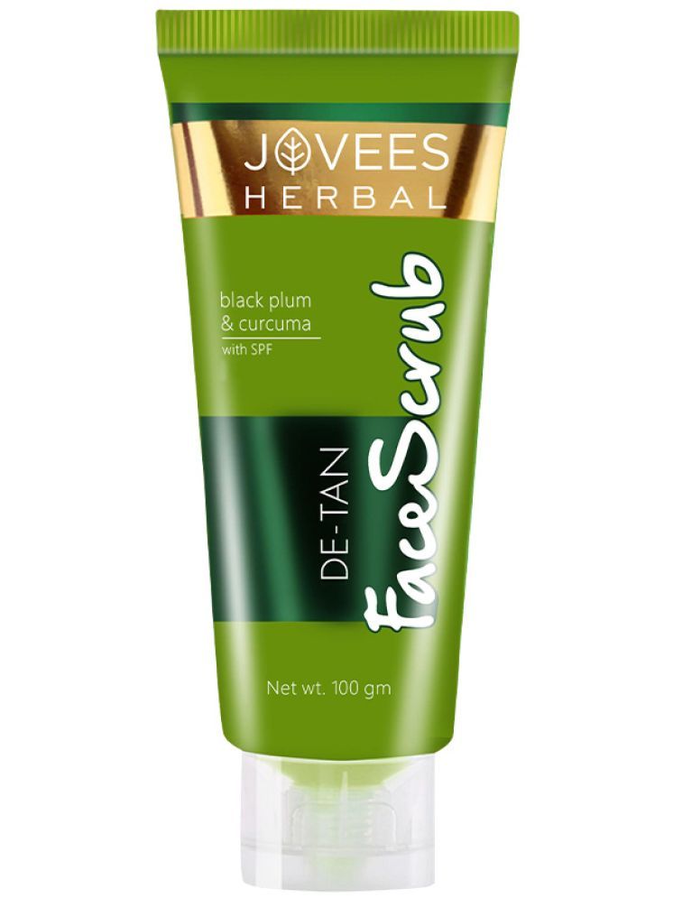     			Jovees Herbal Detan Face Scrub For Brightens & Removes Tanning For All Skin Type 100g (Pack of 1)