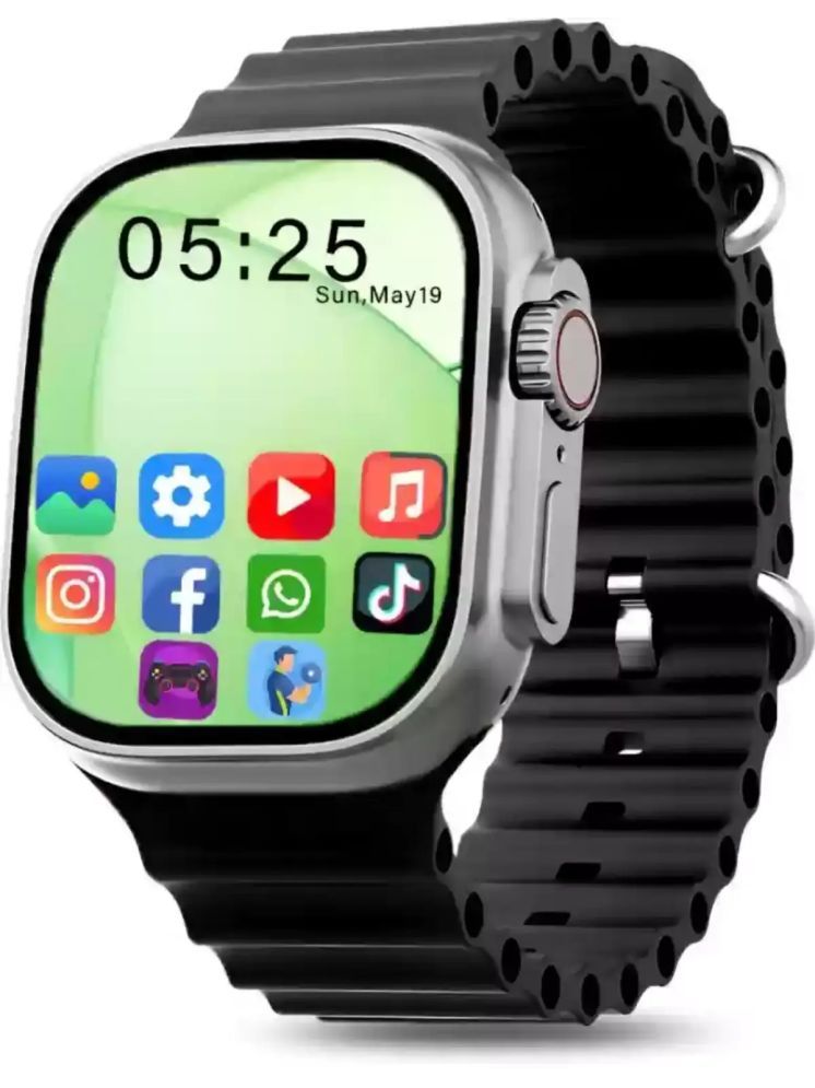     			RD Kart 1.9 inch IPS BT Calling Smart Watch with Strap Upto 1-2 days Backup ( Black )