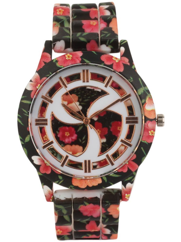     			Svats Multicolor Rubber Analog Womens Watch