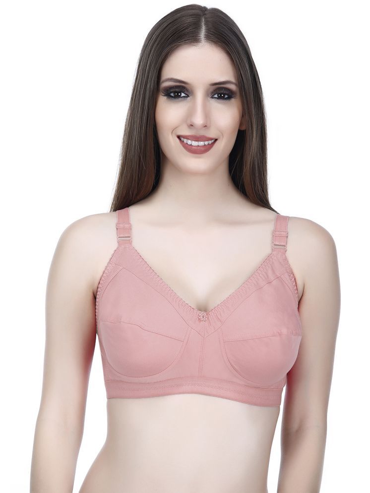     			Elina Pack of 1 Cotton Non Padded Minimizer Bra For Women ( Peach )