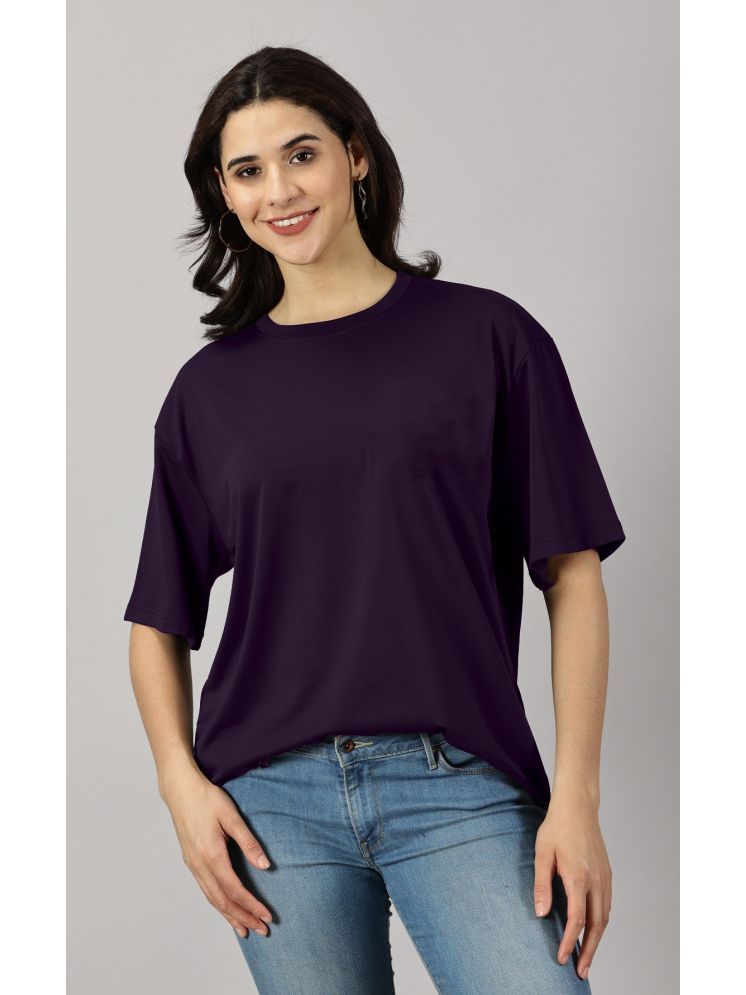     			RodZen Pack of 1 Cotton Women's T-Shirt ( Purple )