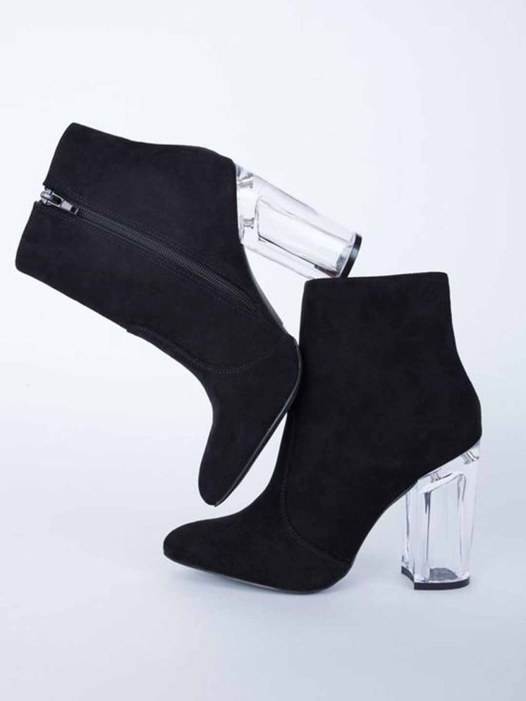     			Stylestry Black Women's Ankle Length Boots