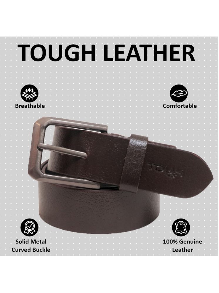     			Tough - Brown Leather Men's Buckle ( Pack of 1 )