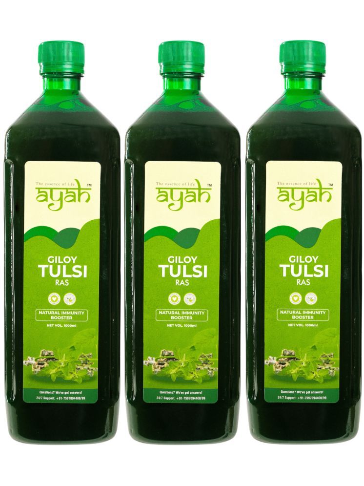     			Ayah Giloy Tulsi Ras / Juice - Super Saver Pack of 3