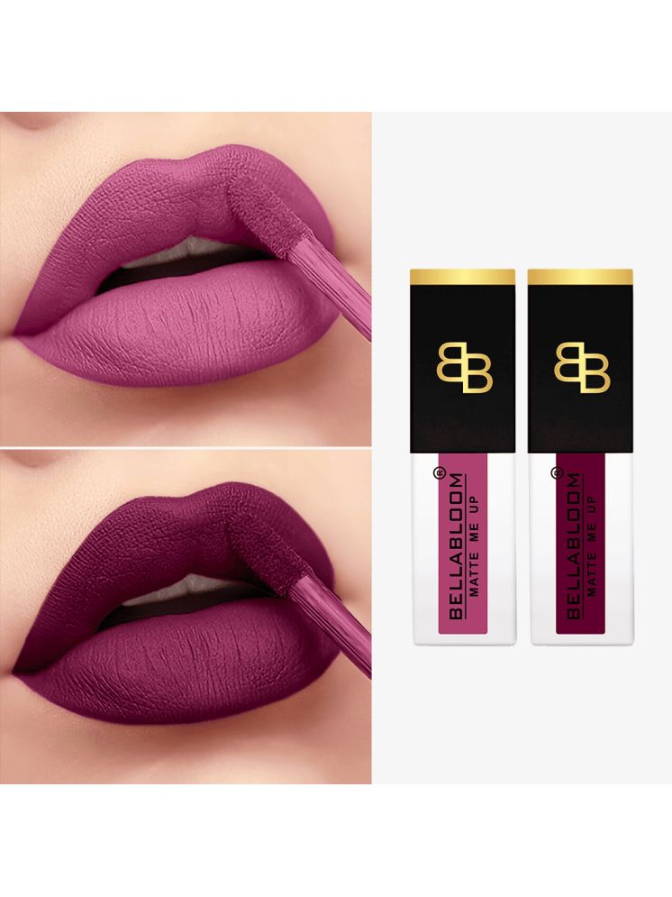     			BELLABLOOM Purple Matte Lipstick 10