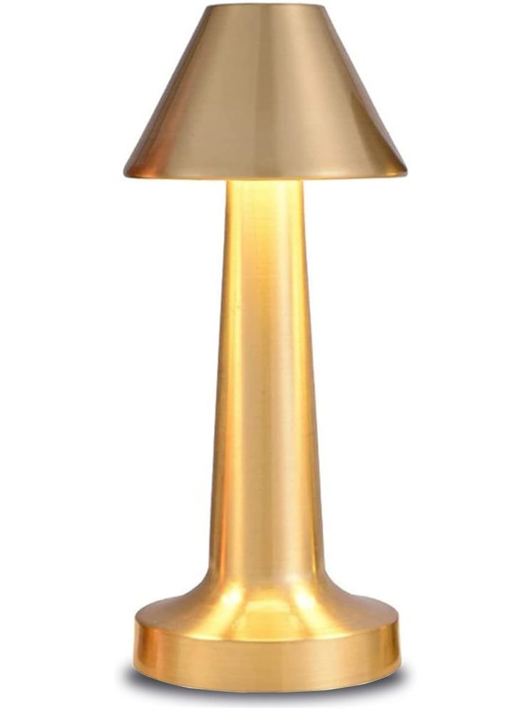     			Gjshop Gold Table Lamp ( Pack of 1 )