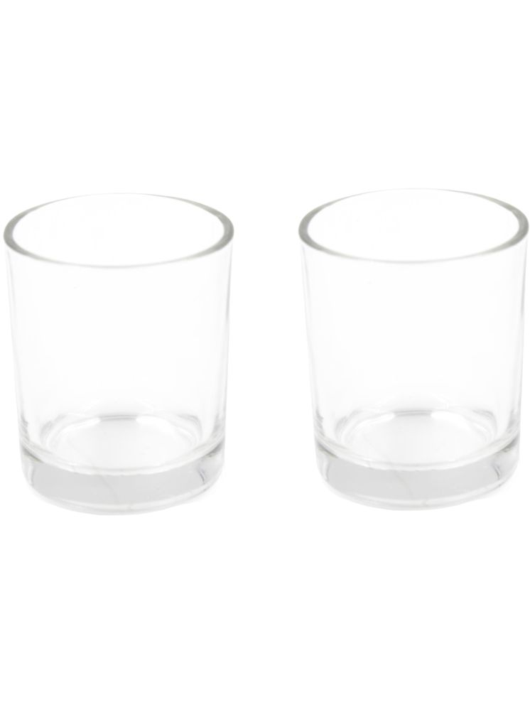     			Green plant indoor Glasses Set of 2 PCS Glass Plain Shot Glasses 40 ml ( Pack of 2 ) Transparent