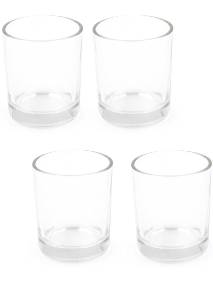     			Green plant indoor Glasses Set of 4 PCS Glass Plain Shot Glasses 40 ml ( Pack of 4 ) Transparent