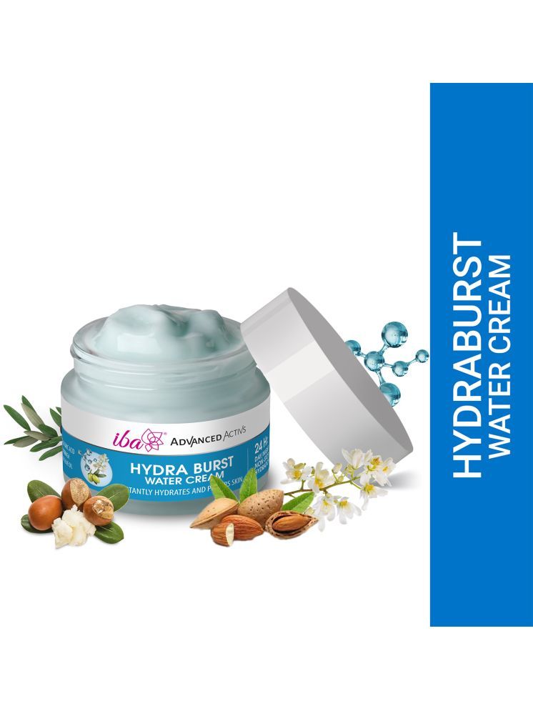     			Iba Advanced Activs Hydra Burst Water Cream, 50g For Hydrates & Plumps Skin, (Pack of 1)