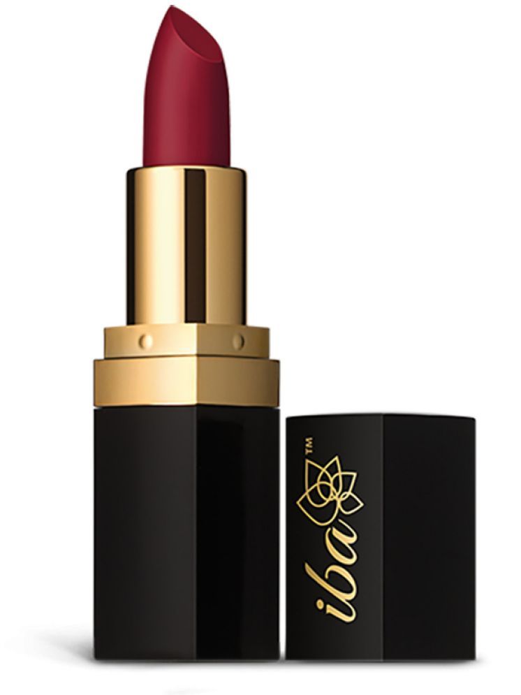     			Iba Pure Lips Long Stay Matte Lipstick M08 Burgundy Red, 4g , Highly Pigmentated , Long Lasting, (Pack of 1)