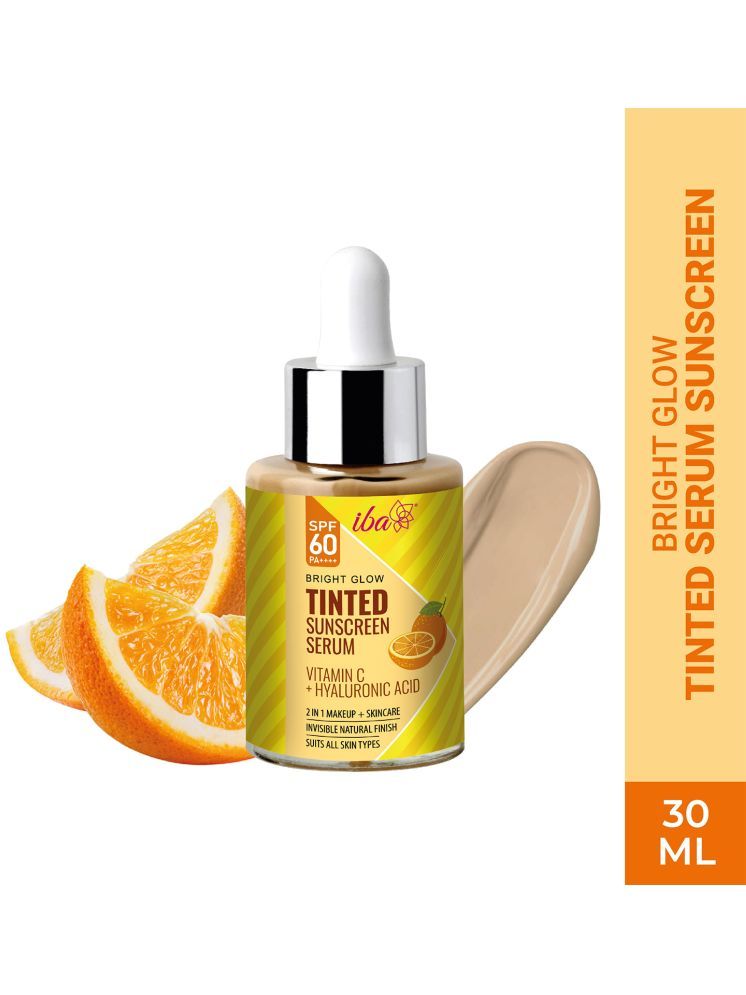     			Iba Bright Glow Tinted Sunscreen Serum for All Skin Types SPF 60 PA++++, 30ml, (Pack of 1)