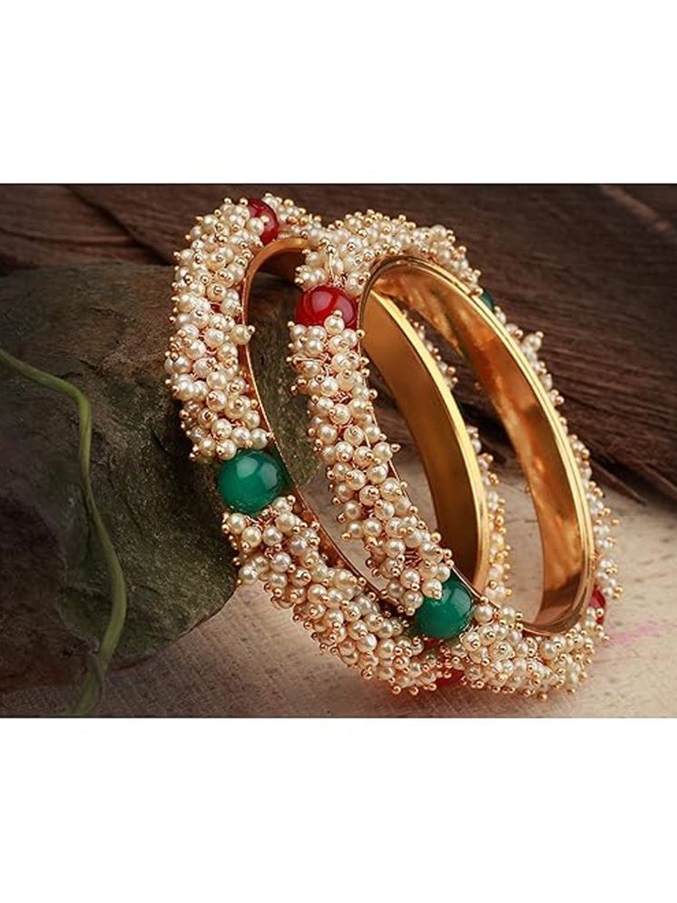     			JFL - Jewellery For Less Multicolor Bangle ( Pack of 2 )