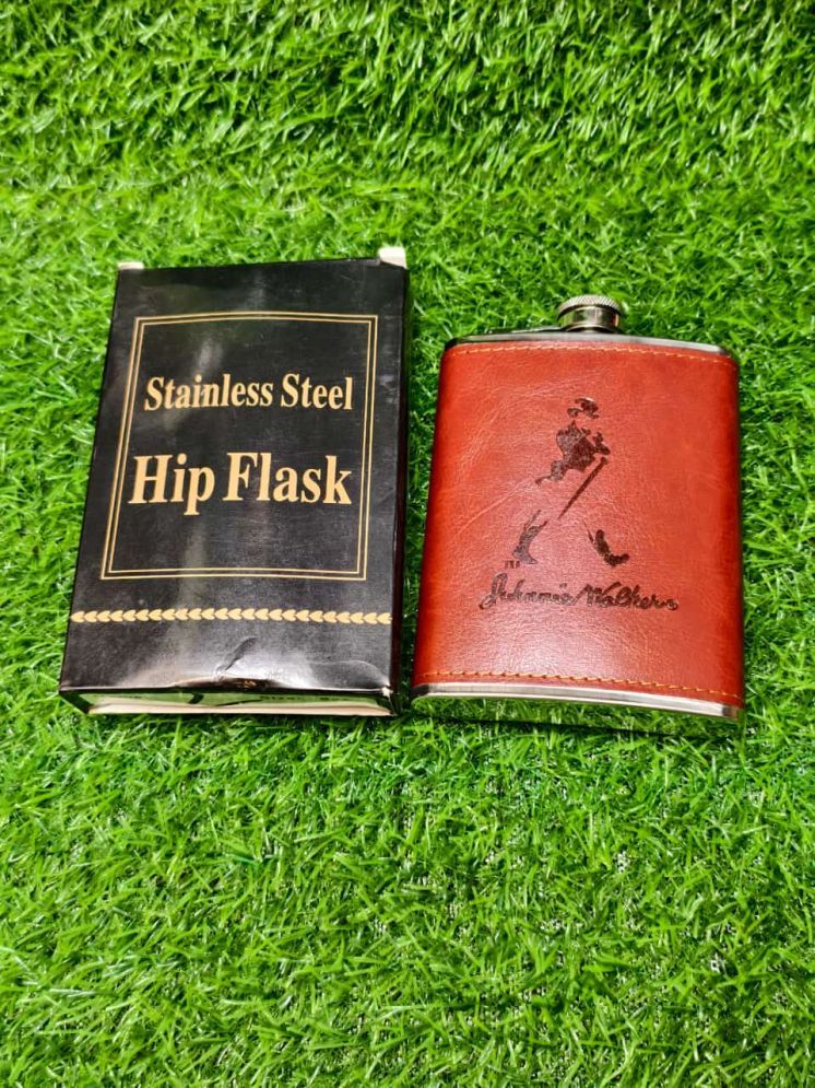     			JGG JAIN GIFT GALLERY Steel Hip Flask