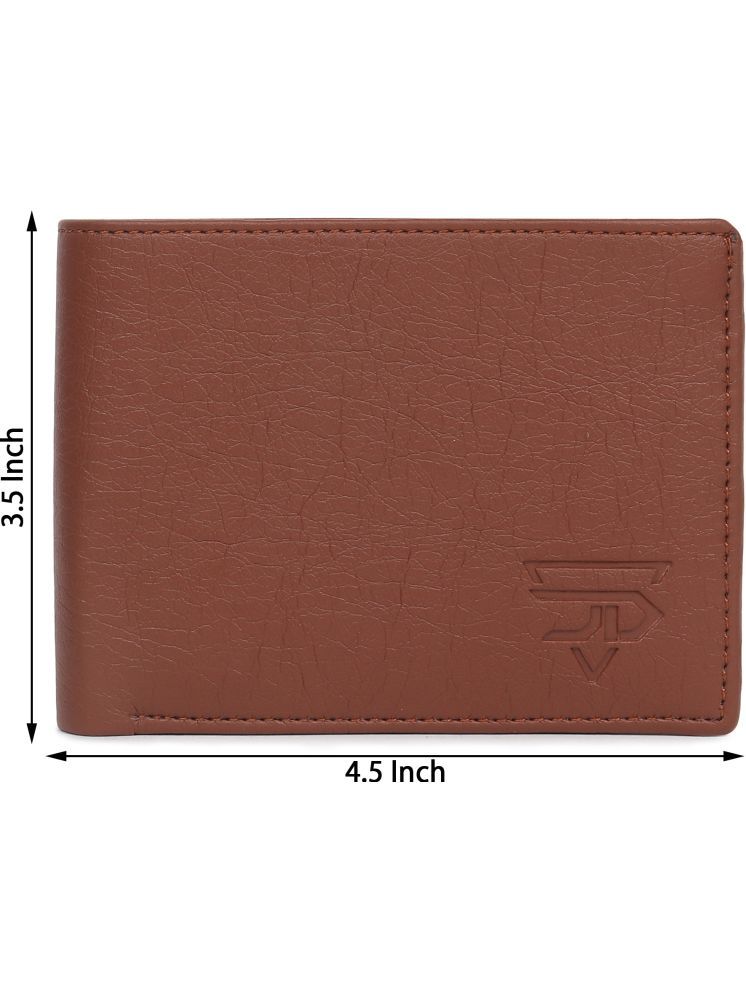     			JND Tan PU Men's Regular Wallet ( Pack of 1 )