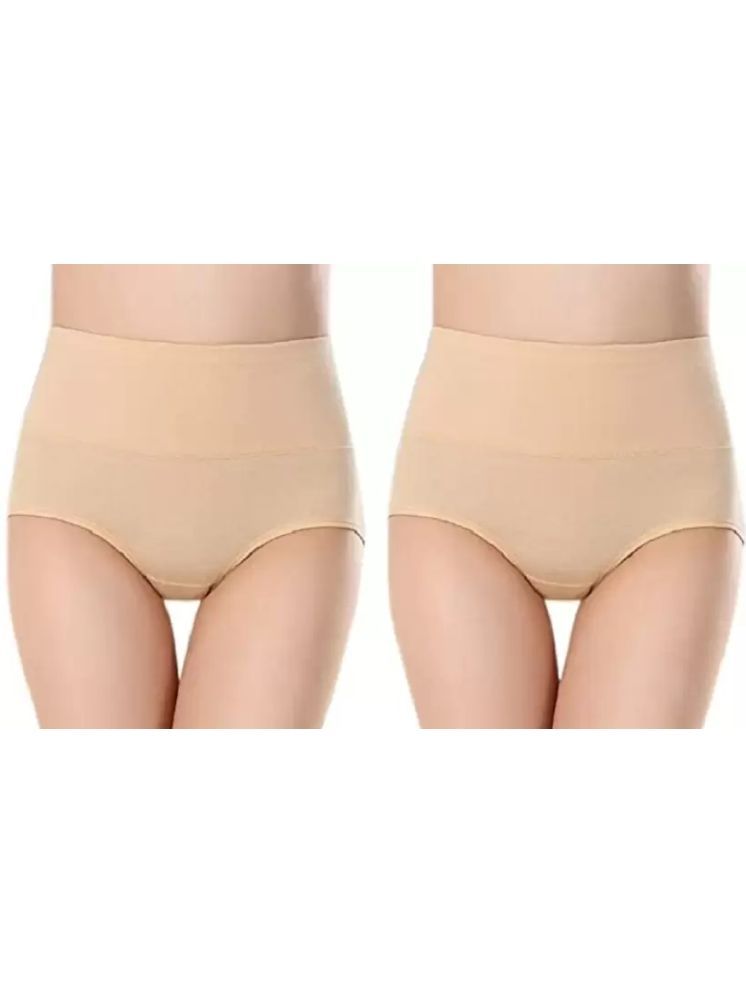     			Louis Craft Pack of 2 Cotton Lycra Period Panty For Women ( Beige )