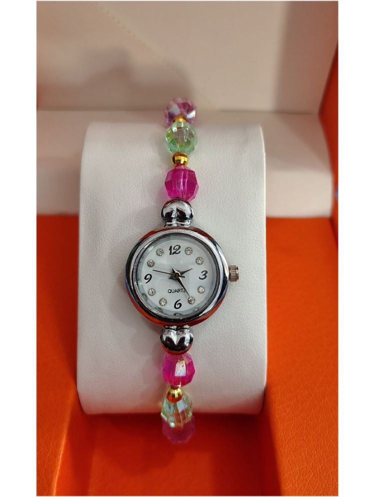     			MARKRIN Silver Plastic Analog Womens Watch