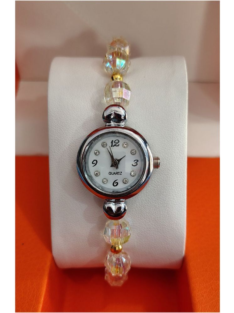     			MARKRIN Silver Plastic Analog Womens Watch