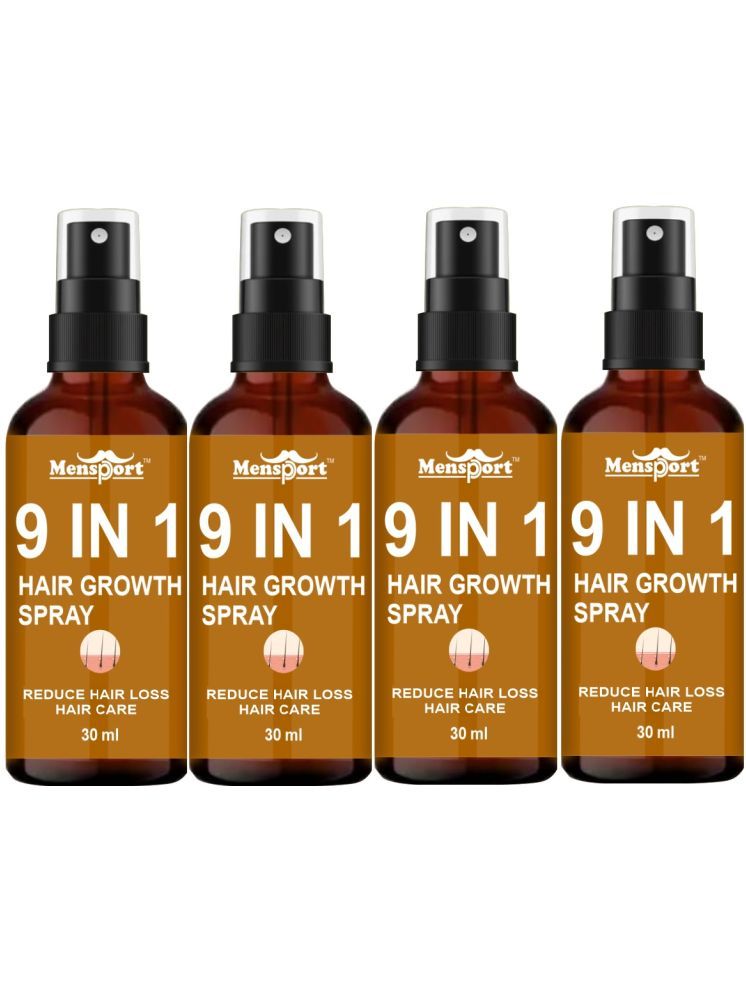     			Mensport 9in1 HairGrowthSpray Hair Serum 30 mL Pack of 4