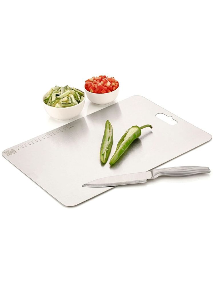     			NCMART Steel Chopping Board 1 Pcs