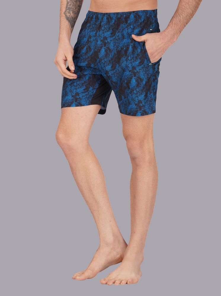     			NEVER LOSE Navy Blue Polyester Men's Swimming Shorts ( Pack of 1 )