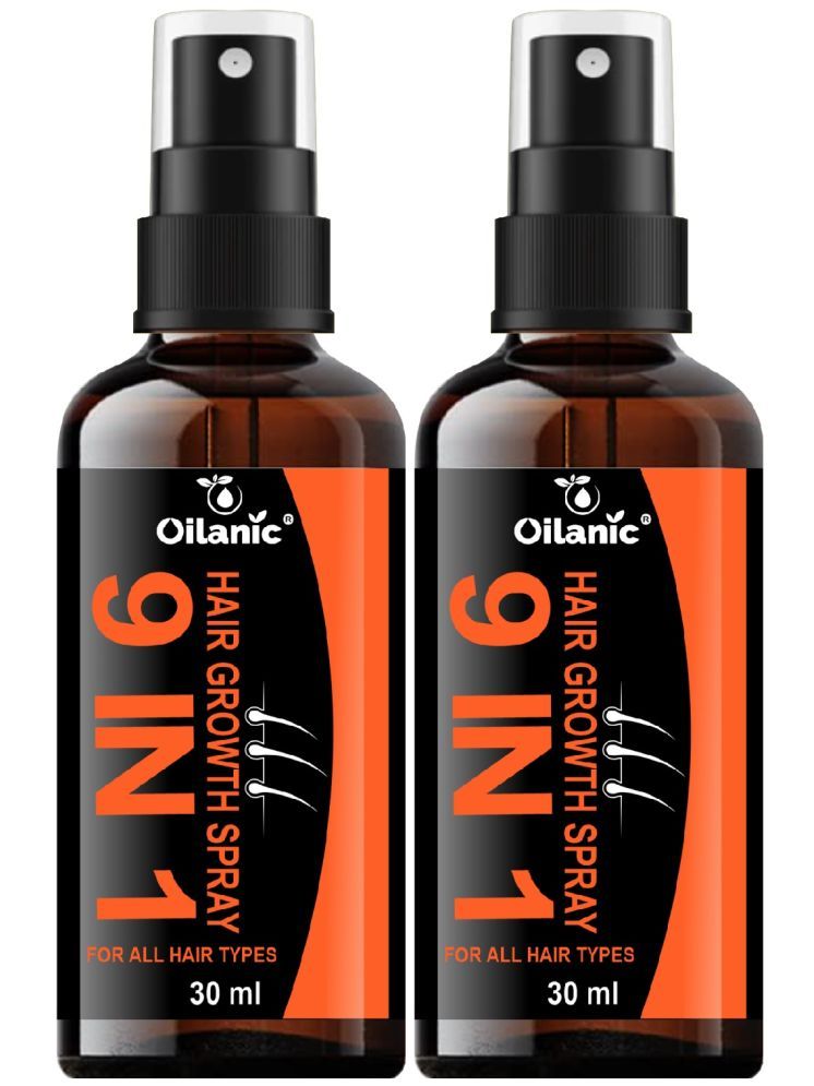     			Oilanic 9in1 HairGrowthSpray Hair Serum 30 mL Pack of 2