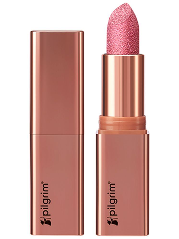     			PILGRIM Pink Shimmer Lipstick 4.2g