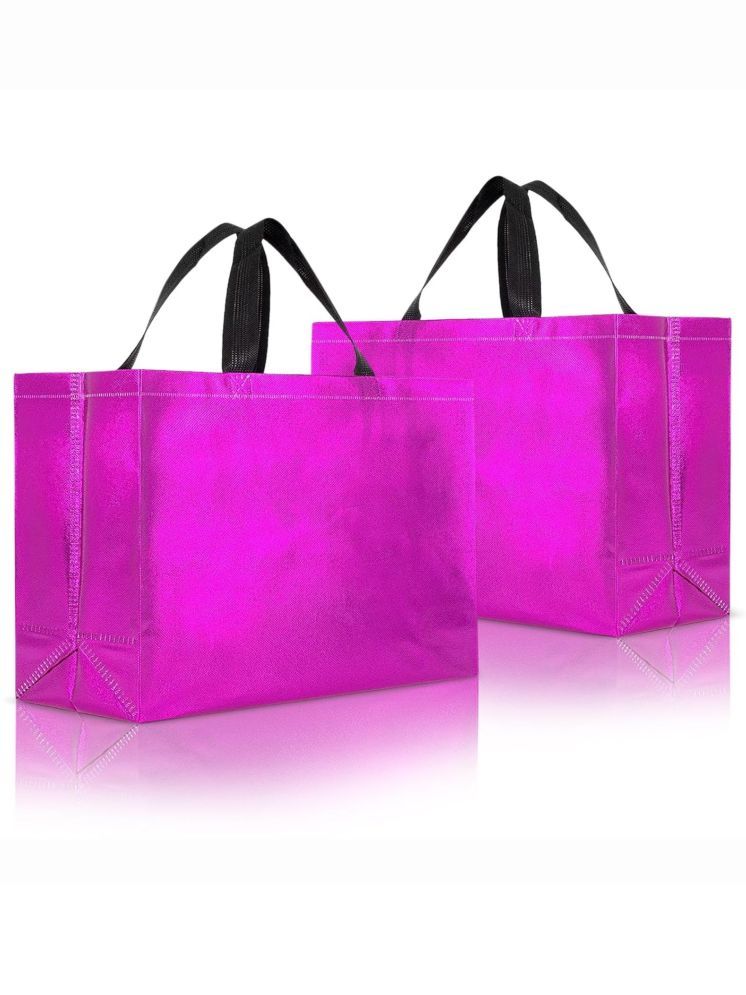     			PUFFSMART Purple Polyester Shopping Bag Pack of 1