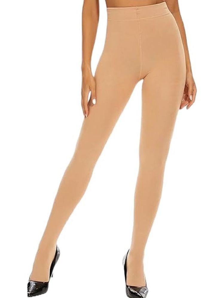     			SELETA Pack of 1 Women's Polyester Full length Stockings ( Beige )