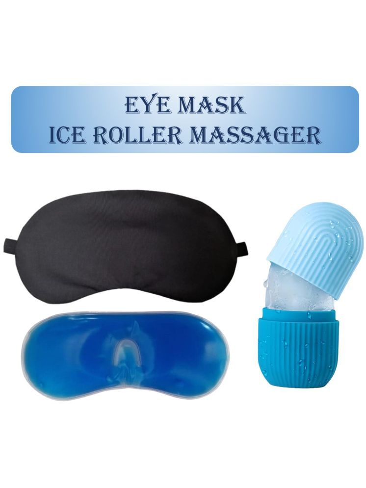     			SIBZ Eye Mask& Ice Roller Black Eye Mask