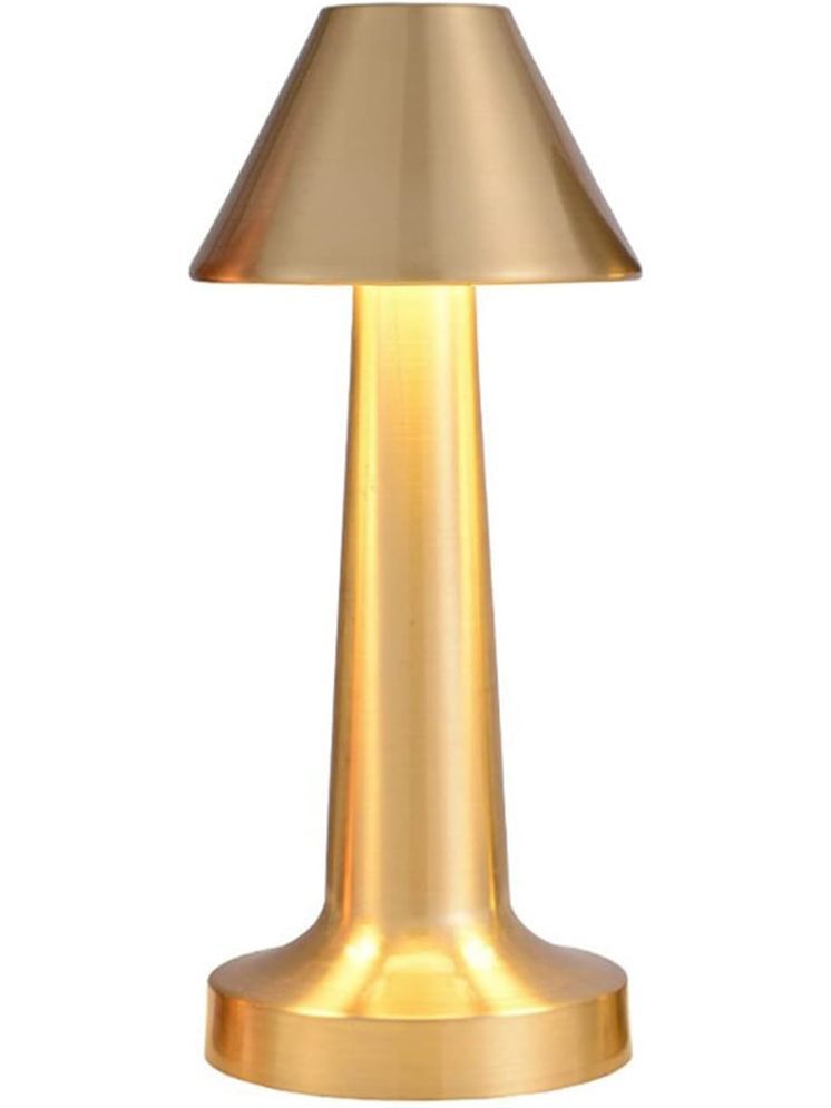     			Shopeleven Gold Table Lamp ( Pack of 1 )