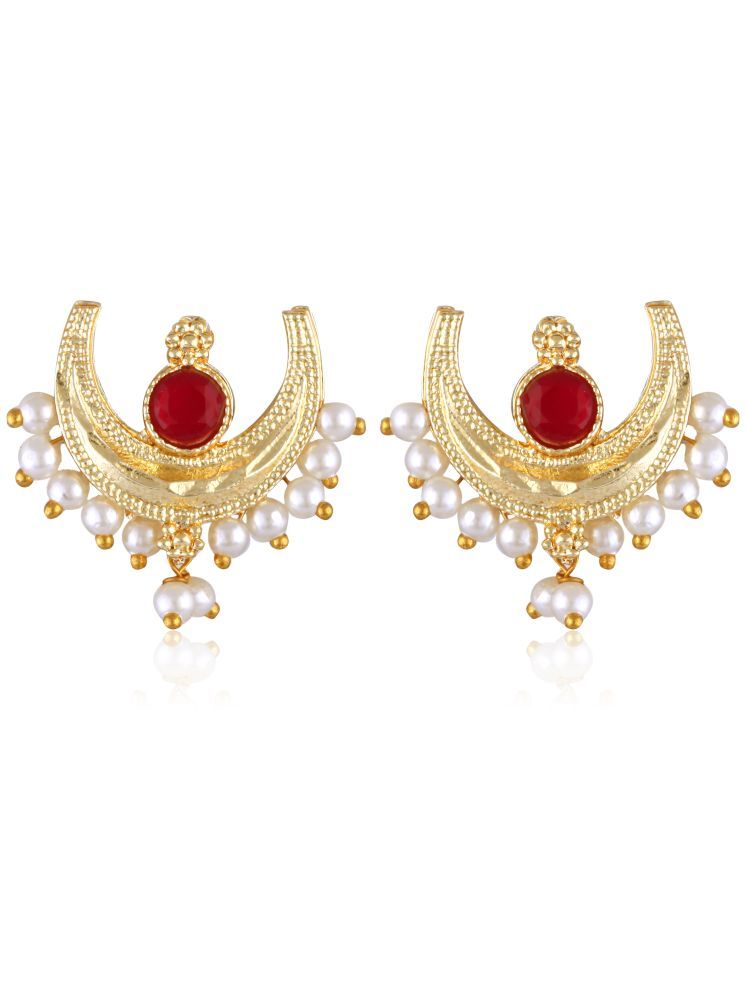     			Vighnaharta Golden Chandelier Earrings ( Pack of 1 )