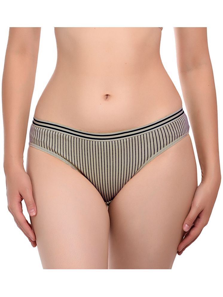     			Madam Pack of 1 Cotton Bikini For Women ( Grey )