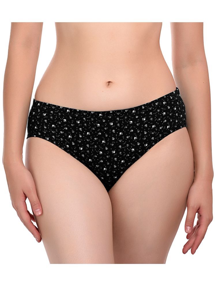     			Madam Pack of 1 Cotton Bikini For Women ( Black )