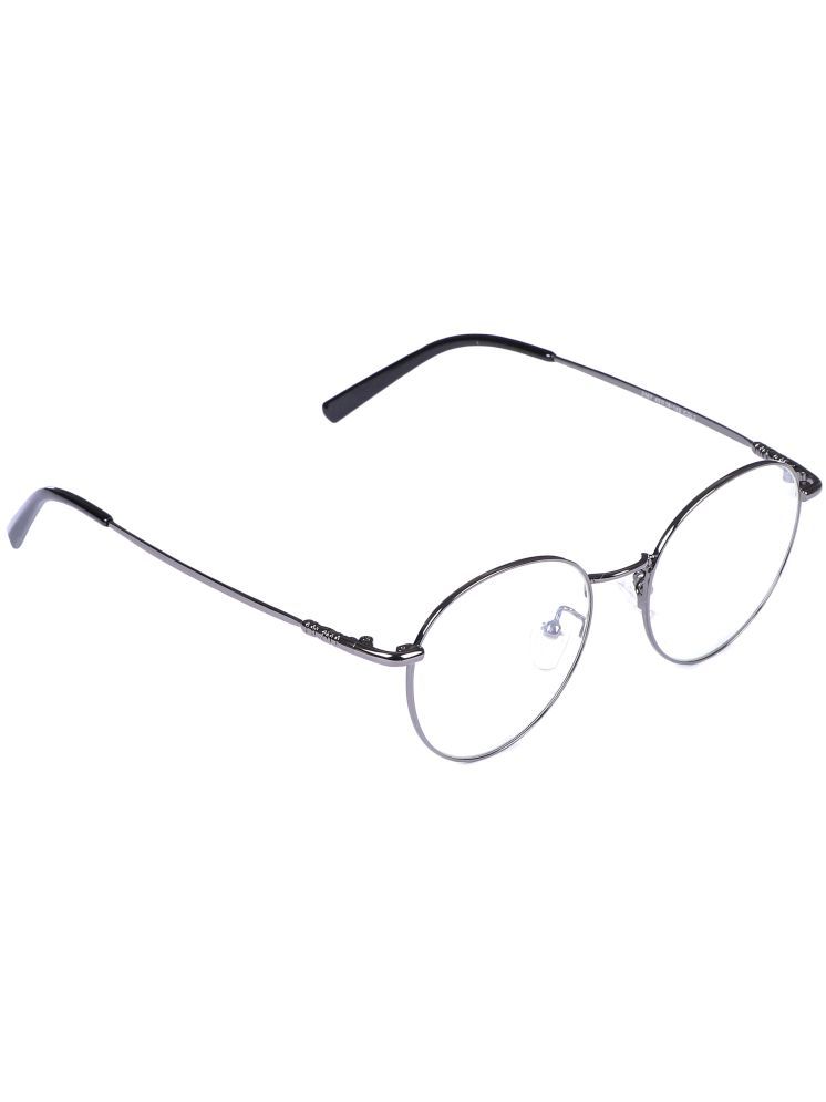     			Admire Grey Full Rim Round Computer Glasses ( Pack of 1 )